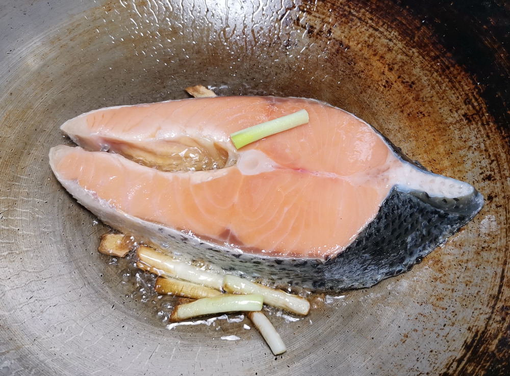 蔥燒鮭魚／醬燒鮭魚／鮭魚料理／鮭魚食譜 @我眼睛所看見的世界（Fly&#039;s Blog）