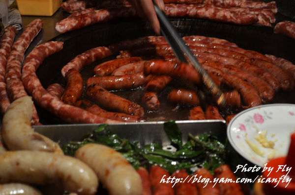 台南武聖夜市，大腸 香腸，不是大腸包小腸 @我眼睛所看見的世界（Fly&#039;s Blog）