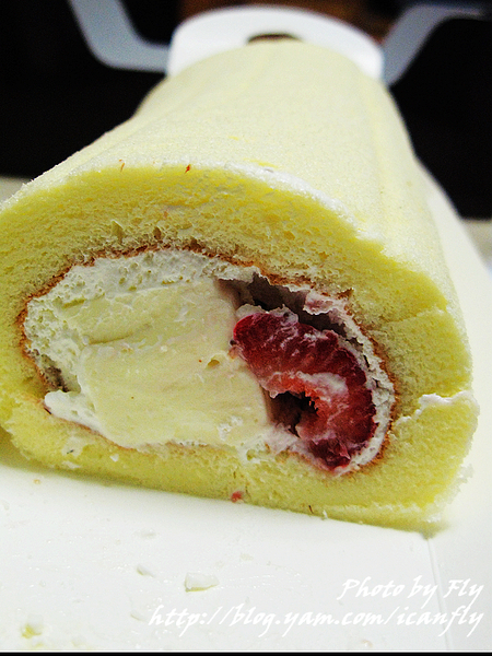 【就是愛吃】諾貝爾奶凍捲－日式草莓奶凍 @我眼睛所看見的世界（Fly&#039;s Blog）